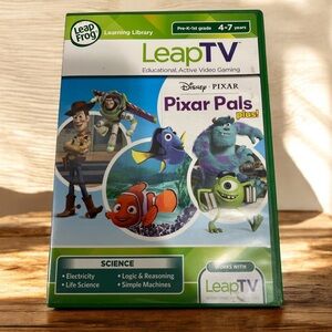 LeapFrog LeapTV Disney Pixar Pals Plus Game 2014 Woody Nemo Sulley‎ Tested